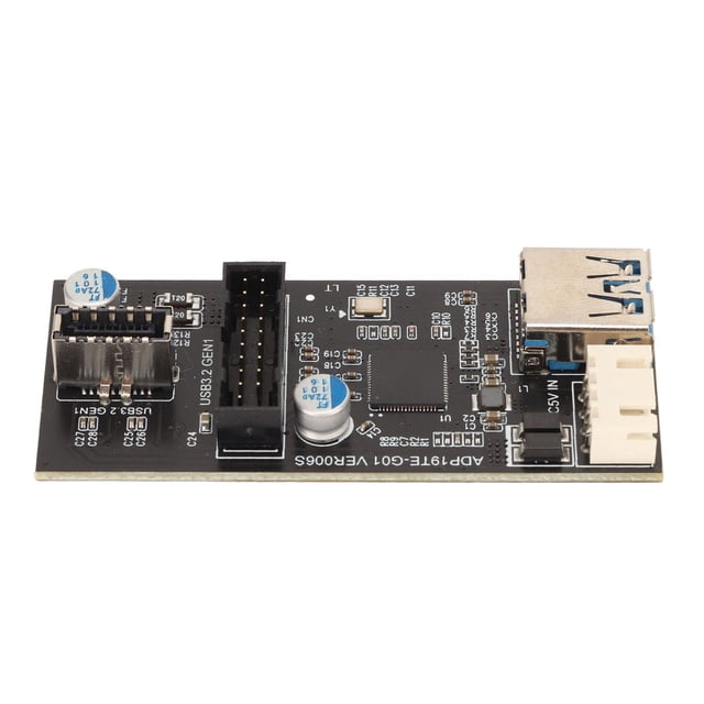 Tarjeta de expansión de usb3.0 a 19pin, enchufar y jugar 5gbps usb3.2 gen1 a 19 pin tipo e de adaptador upoquipo práctico para pc