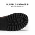 thumbnail image 6 of DREAM PAIRS Women's Platform Loafers Comfortable Cushioned Insole Lug Sole Shoes Chunky Heel Slip-On Casual Flats, 6 of 8