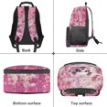 thumbnail image 6 of Uorisanigo Kids Backpack for School Travel and Sports Large Capacity Casual Daypack with Front Zipper Pocket for Organizer Cherry Blossom Panda Print, 6 of 7