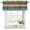 brown, variant on 2 Pack Teal Turquoise Wooden Valances for Windows Bedroom Living Room Window Treatments, Rustic Retro Farmhouse Western Country Rod Pocket Valance Drapes Short Kitchen Curtains Over Sink 60"x18"
