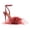 Red, variant on XYD Women Open Toe Feather Sandals Adjustable Strap Buckles High Stiletto Heels Wedding Party Summer Shoes Size 7 Fuchsia