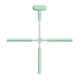 thumbnail image 2 of Palo de yoga multiusos Gimnastas musculares Corrector de postura Danza para embellecer Verde kusrkot Yoga, 2 of 7