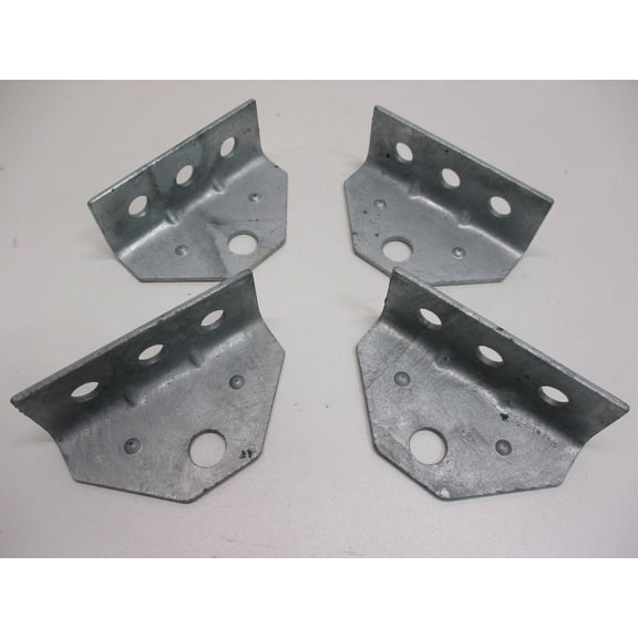 (4) Boat Pontoon Trailer Bolster Bunk Board Adjustable Swivel Brackets