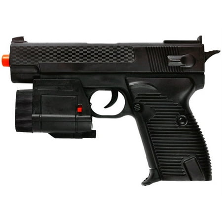 DARK OPS AIRSOFT M210AF SPRING PISTOL TACTICAL AIRSOFT GUN W/ LASER AND