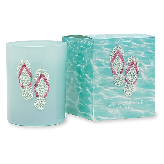 Primal Elements Icon Candle, 9oz, Flip Flops