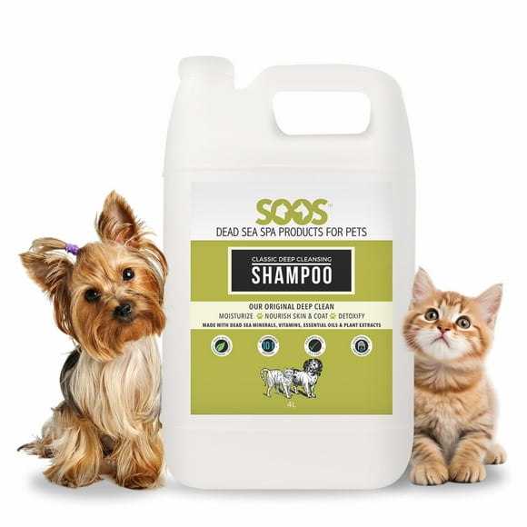 Natural Dead Sea Classic Deep Cleansing Pet Shampoo - Soos Pets