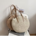 thumbnail image 4 of Summer Casual Straw Tote Bag Large Capacity Woven Shoulder Handbag for Summer Beach Vocation, 4 of 6