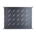 thumbnail image 2 of EAONS 1U Bastón de estantería fija de 19 pulgadas Ventrado 4 Post Rack Montaje Estante de montaje de 13.8 pulgadas Profundidad ajustable, para TI Equipador de gabinete de red de datos., 2 of 2