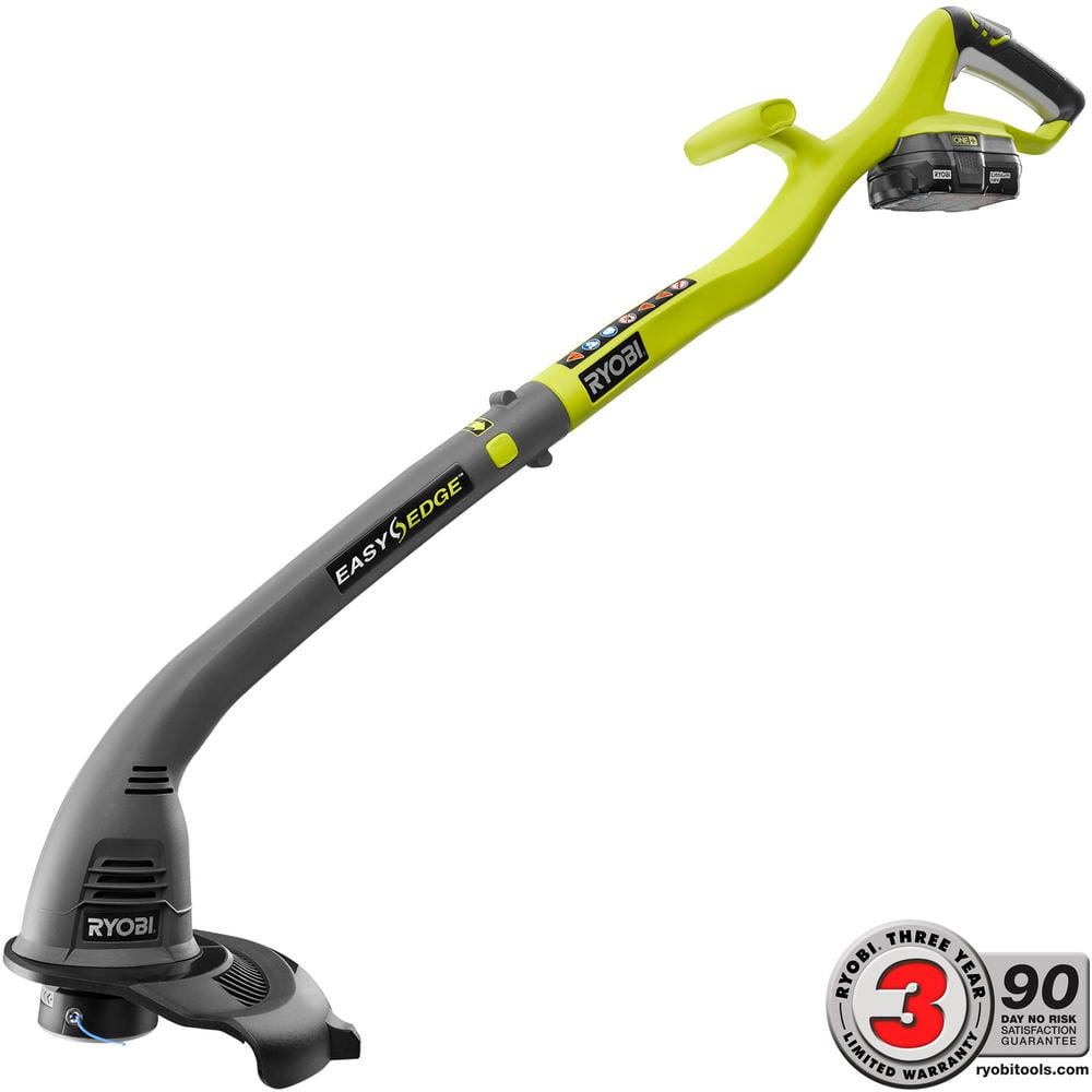 Tool Only - Battery and Charger NOT Included Ryobi ZRP2008A ONE 18-Volt Lithium-Ion Cordless String Trimmer/Edger 