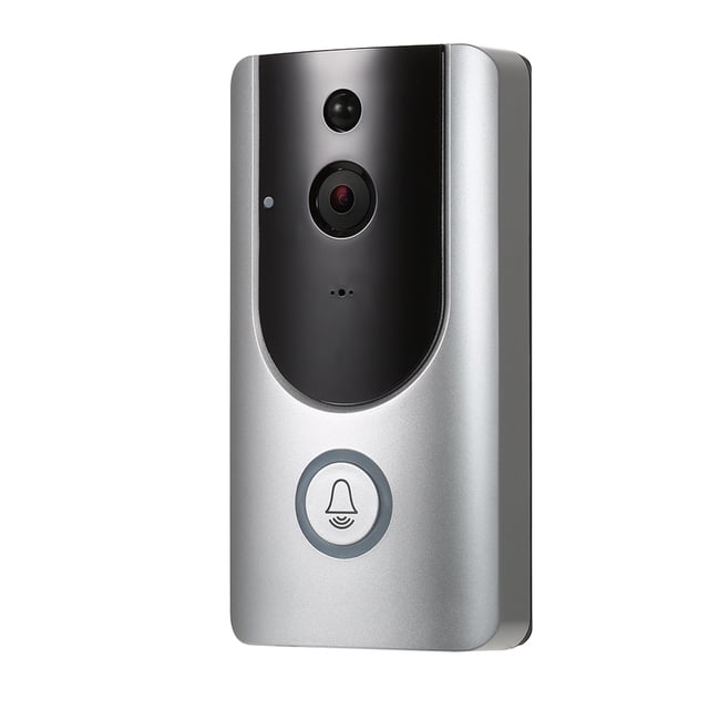 Zootealy 1080P Wireless Doorbell Kit with Night Vision, Motion Detection & 32G TF Card - Smart WiFi Visual Doorbell Set with Dual Indoor Chimes (White, Batteries Not Included)