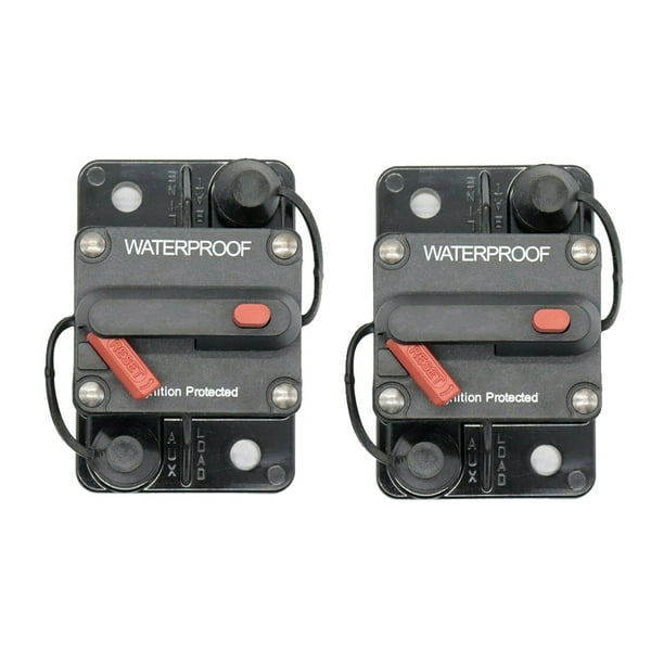2pc 12V / 32V en línea interruptor automático de manual interruptor automático RV barco