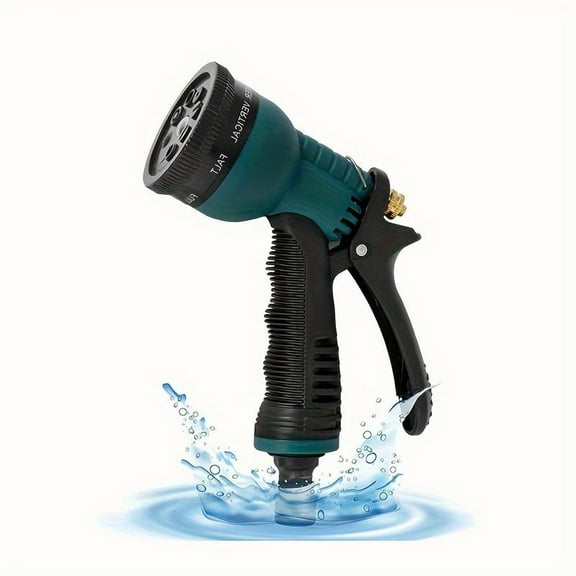 Watering Hose Nozzle, Heavy-duty Garden Hose Nozzle, 8 Adjustable Watering Modes, Hose Nozzle Suitable For Watering Plants/washing Cars/showering