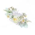 thumbnail image 4 of XASZHN Flower Metal Hair Side Combs Slide Clips Floral Hairpins Set White_001 One Size, 4 of 4
