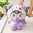 thumbnail image 2 of Juguete de peluche de dibujos animados Sanrio, colgante de muñeca de peluche suave, Kawali, Kuromi, Hello Kitty, My Melody, Cinnamoroll, regalo de Navidad para niños y niñas, 12cm, 2 of 4