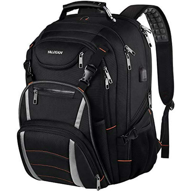 Travel Laptop Backpack,Extra Large 18.4 Inch Laptop RFID Anti Theft TSA Friendly Backpack with USB Charging Port,Water Resistant College School Bookbag,Computer Bag for Women Men Notebook Basketball