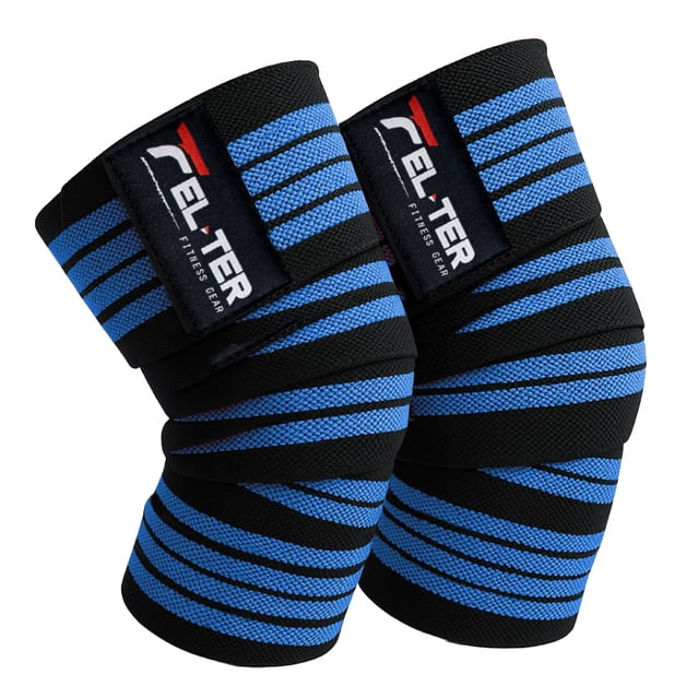 Vendas Para Rodillas FELTER SPORTS Lineas / Azul Cielo