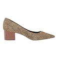 thumbnail image 5 of Sole Society Cheetah Slip On Low Block Heel Pump Black Tan (BLACK/TAN, 6), 5 of 5