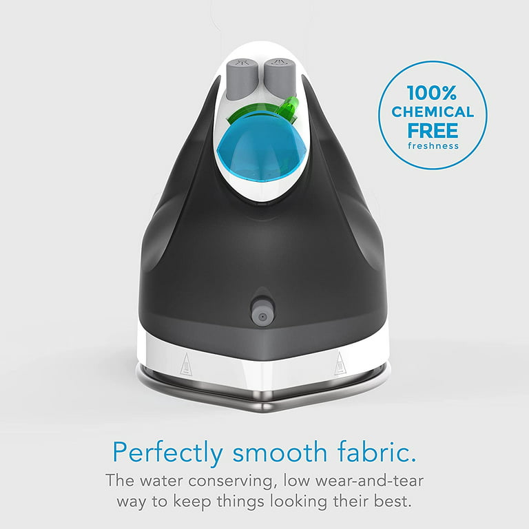 The Quilted Bear Mini Steam Iron with Case (Black) 