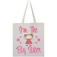 thumbnail image 3 of Inktastic The Big Sister Tote Bag, 3 of 4