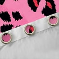 thumbnail image 4 of Castle Fairy Old Fashion Cheetah Print Black Out Curtains for Kids Teens Girls,Black Pink Leopard Print Curtains Pack of 2 (42x63 Each),Dreamy Princess Bedroom Curtains,Microfiber Bedroom Decor, 4 of 6