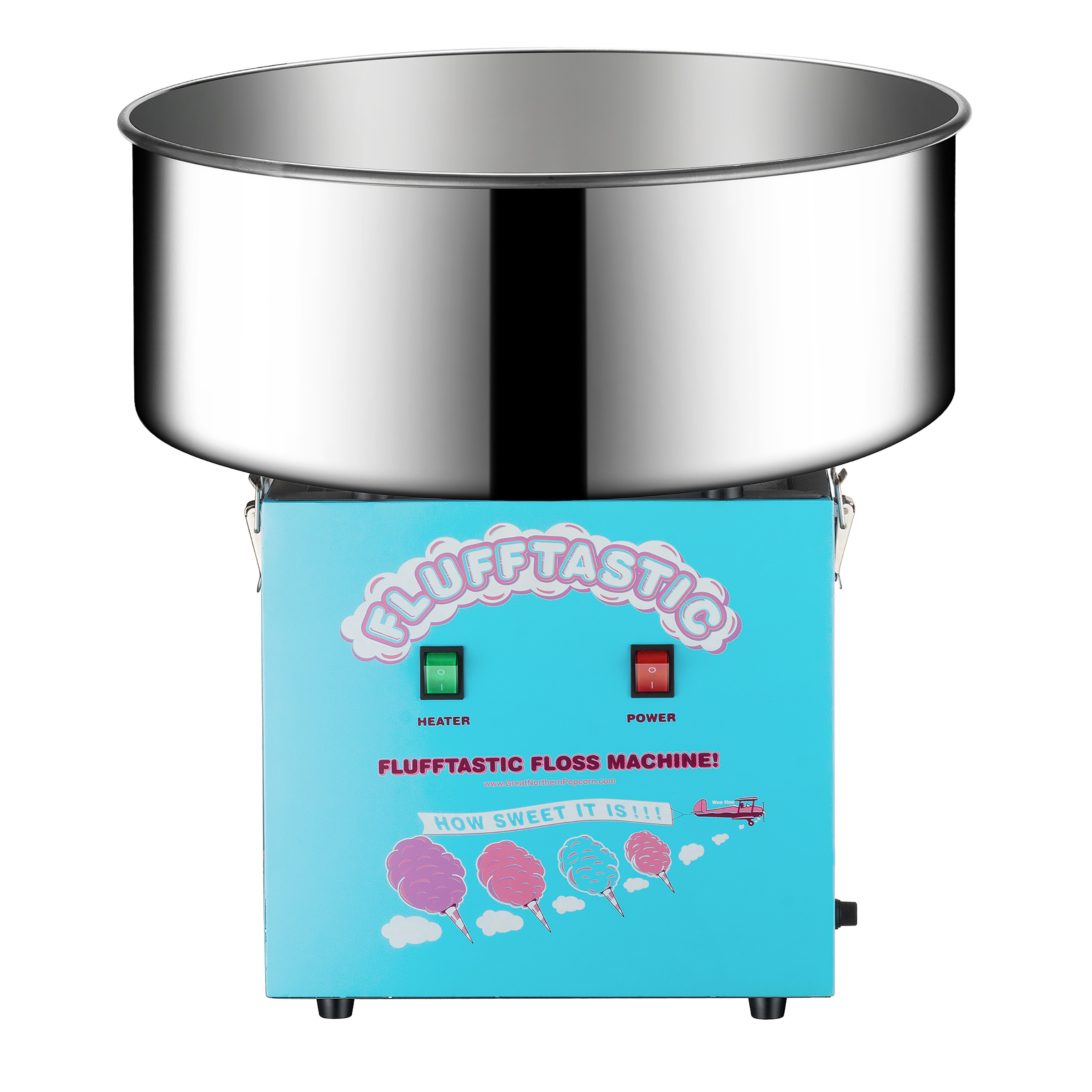 Great Northern Cotton Candy Machine "Flufftastic" Floss Maker Electric, Blue - image 2 of 8