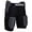 Charcoal/Black, variant on Schutt ProTech Tri All-in-One Football Girdle Padded Compression Shorts with Integrated Hip, Tailbone and Thigh Pads, Youth