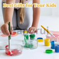 thumbnail image 4 of For 16 pcs paint brushes kids washable children colorful big paint brush set round acrylic brush lar, 4 of 5