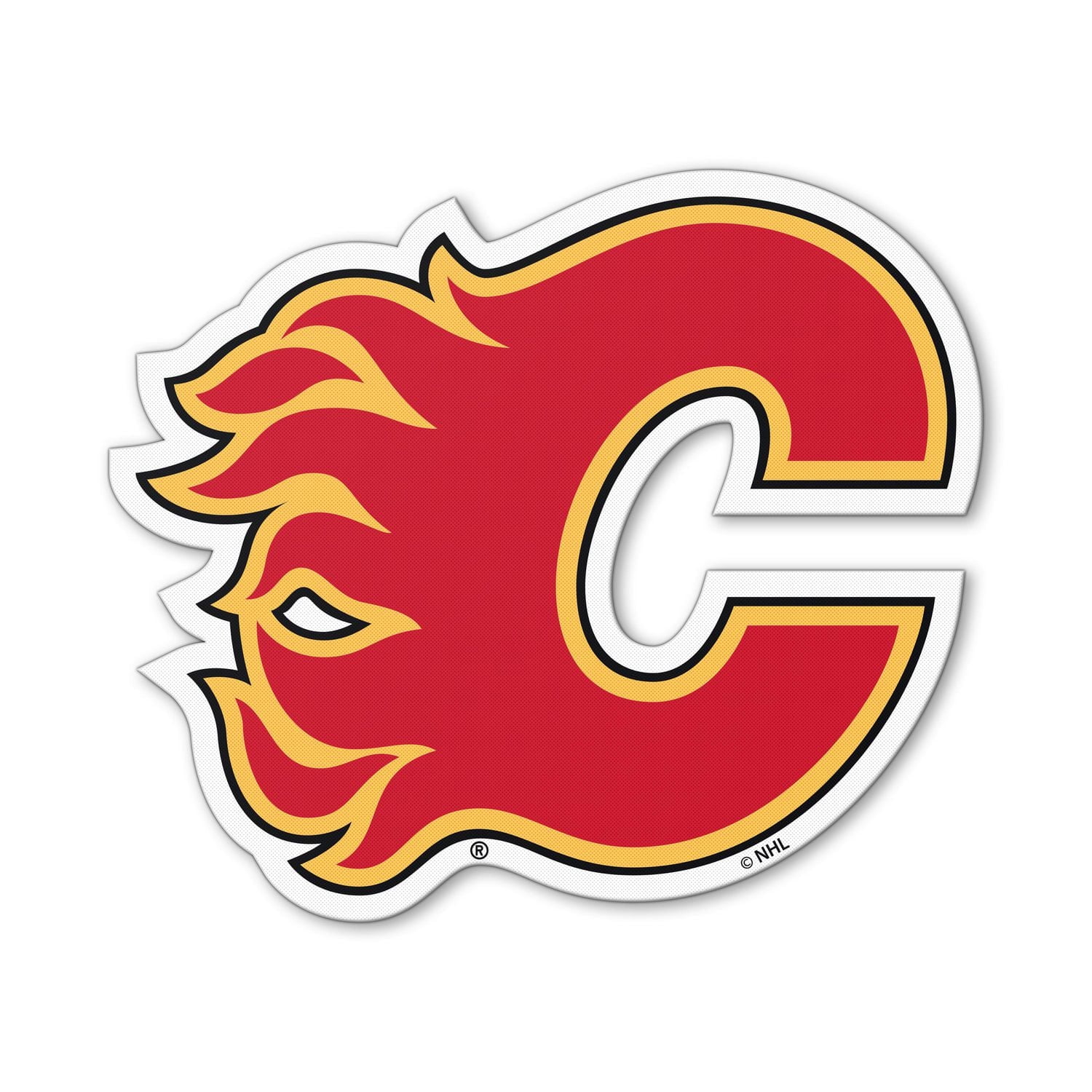 The Sports Vault Calgary Flames 8" Car Magnet