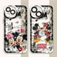 thumbnail image 2 of Case for iPhone 13 Pro Max 15 Plus 11 14 Pro X XS XR 12 Mini SE 8 7 6s 8 Plus Clear Silicone Disney Mickey Mouse Cover Bumper, 2 of 5