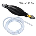 thumbnail image 1 of Multifunctional Suction Pump Manual Delivery Pump Portable Siphon Pump Suitable For Gas Gasoline And Other Fluids Without Clamp Yellow Rotary Valves, 1 of 4