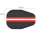 thumbnail image 2 of jfqm 2Pcs Fit for Car Rearview Mirror Rain Eyebrow Auto Car Rear View Side Rain Snow Guard Sun Visor Shade Protector (Color : B), 2 of 7