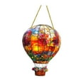 thumbnail image 3 of Atrapasueños de globo aerostático 2D plano acrílico colorido para colgar en , decoración para pared, dormitorio, regalo para mamá y abuela., 3 of 8