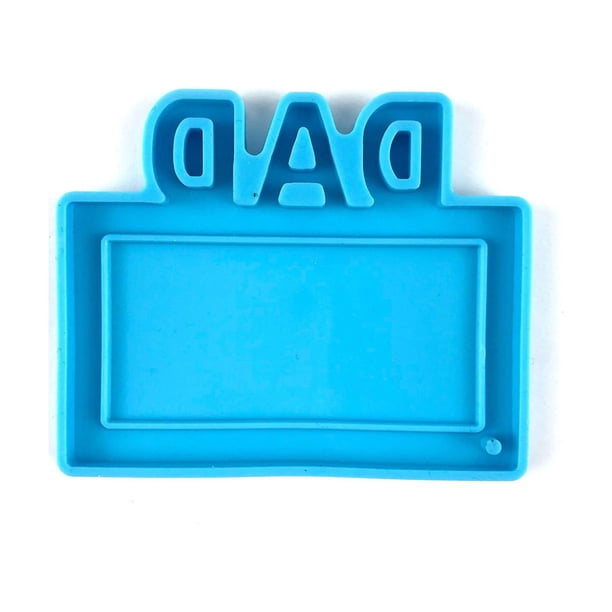 Llaveros para mujer, llavero de billetera, llavero de auto, llavero lindo, llavero con marco de fotos DIY, pegamento para llavero, regalo del Día del Padre, molde para hornear