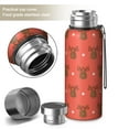 thumbnail image 2 of Christmas 20oz Stainless Steel Thermal Bottle with Tea Filter and Cup Lid, Vacuum Insulated Coffee Mug with 316L Inner Liner, Leakproof Travel Thermos for Office, Commute & Outdoor, 2 of 7