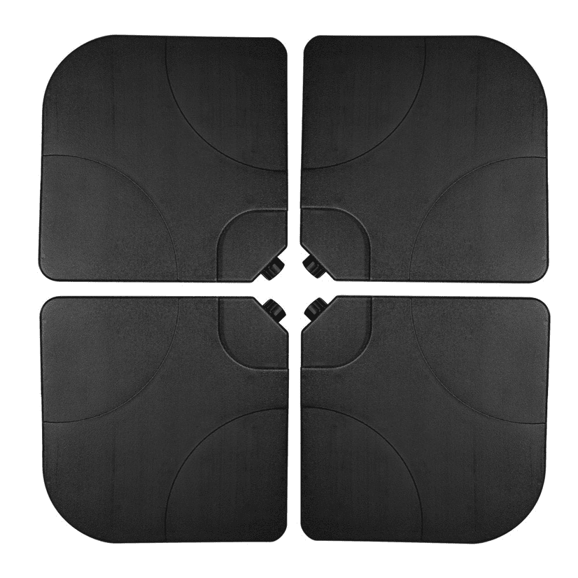 Coolaroo Universal Cantilever Umbrella Base, Black (4Pcs)