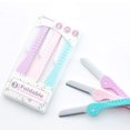 thumbnail image 4 of 6 Pack Eyebrow Razor - Premium Facial Razor, Eyebrow Trimmer/Shaper Set, Exfoliating Dermaplaning Tool for Women, 4 of 7