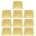 thumbnail image 1 of Mobutofu 10 Pcs Rectangular Cake Boards Golden Hardboard Presentation for Weddings, 1 of 4