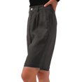 thumbnail image 3 of Amazhiyu Women's 100% Linen Casual Bermuda Summer Lounge Shorts High Waisted, 3 of 6