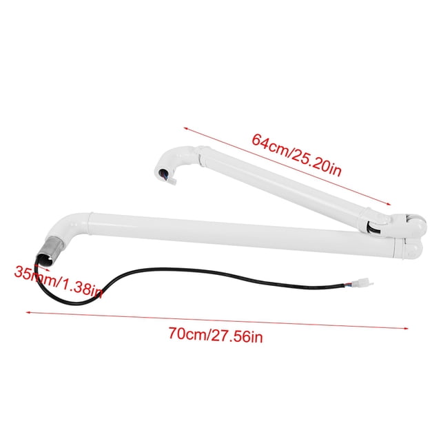 Lamp Arm, 22mm 35mm Diameter Aluminum Alloy Stable Durable Steering Lamp Arm For Unit Chair