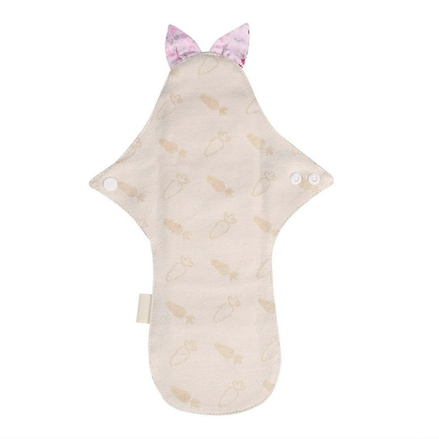 280mm Washable Organic Cotton Menstrual Pad Day&Night Panty Liner Sanitary Cloth #3