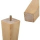 thumbnail image 3 of Juego de 4 patas de madera para cama, patas de repuesto para muebles con placas de montaje y tornillos - 5cm SMALL CRAYFISH thsinde ACTIVE Biensenido a ACTIVE, 3 of 5