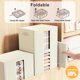 thumbnail image 4 of Cajas organizadoras plegables para ropa LeArex de 24 L, 3 unidades, beige, 4 of 9