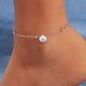 thumbnail image 1 of Bohemian Beach Anklet With Shells Women's Foot Jewelry For Summer Vacations Shells Chain Ankle Bracelet Handmade Surf Style, 1 of 6