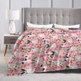 thumbnail image 4 of Rat Terrier Dog Floral Flower Blanket Gifts For Kids Adults - Lightweight Throw Blanket For Bedroom Living Room Decor Soft Fuzzy Fleece Cozy Plush Bed Couch 80"X60", 4 of 7