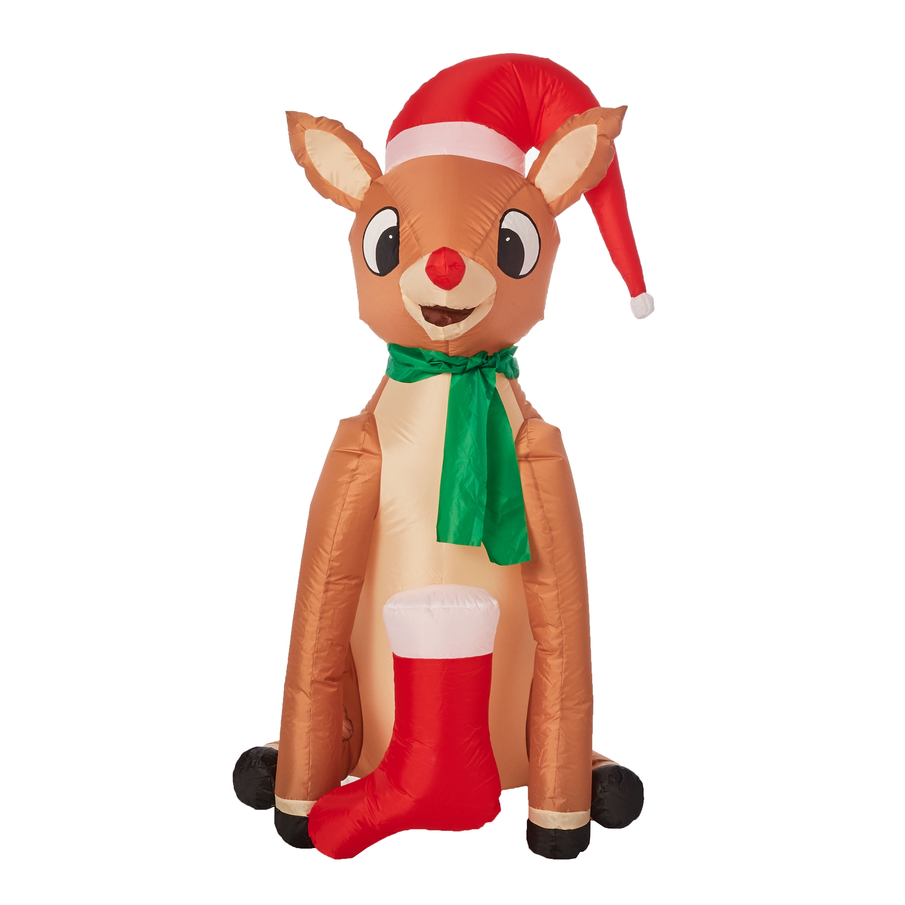 Christmas Inflatable  3.2 ft "BUMBLE* Rudolph The RED Nosed Reindeer Airblown