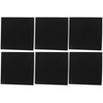 thumbnail image 1 of LLC 6 Pcs Planche Absorbante Acoustique Fibre de Polyester Insonorisée Ignifuge Panneaux Silencieux (Noir), 1 of 5