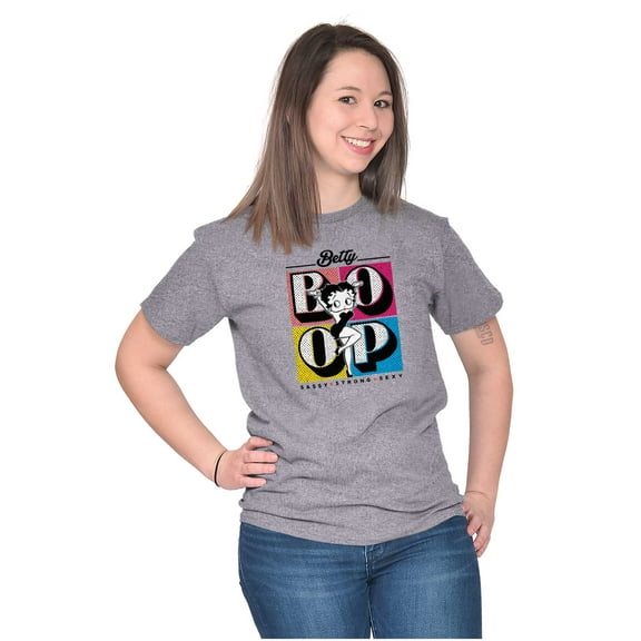 Betty Boop Classic Strong Cutie Women's Graphic T Shirt Tees Brisco Brands S