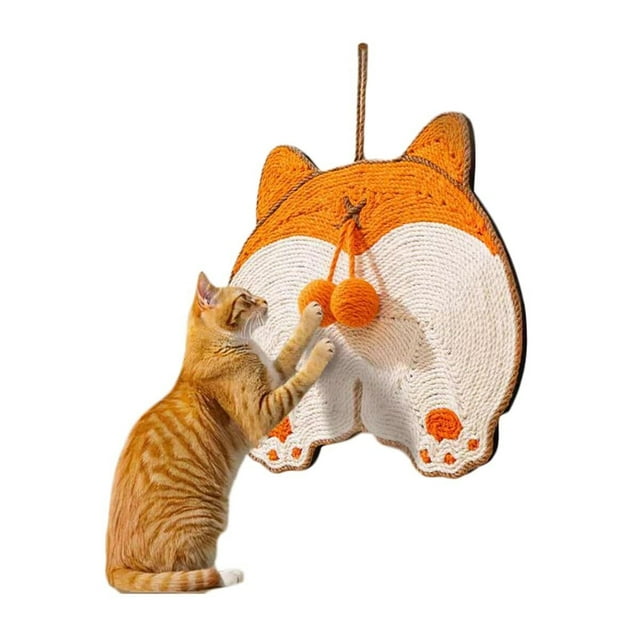 Alfombrilla para rascar para Gatos, Material de sisal, rascadores para Gatos de Interior, Tablero rascador para Gatos de 15,7 x 13,3 Pulgadas, Protege el sofá y la Alfombra