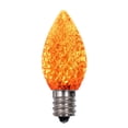 thumbnail image 2 of Vickerman C7 LED Orange Faceted Replacement Bulb, bag of 25, 2 of 2