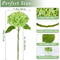thumbnail image 4 of Waipfaru 4Pcs Hydrangea Artificial Flowers,20" Faux Hydrangea Flower with Stems,Full Latex Real Touch Hydrangea Flowers for Office Home Party Wedding Decor(Green), 4 of 7